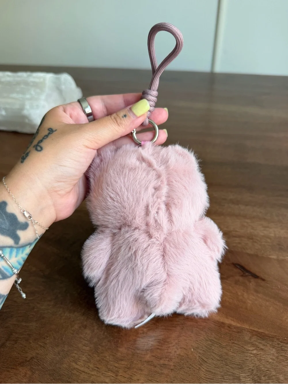 Authentic Vintage Pink Teddy Lulu Keychain 🎀🧸